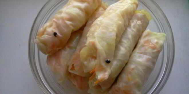 Рецепт Голубцов с морковкой по-корейски