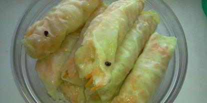 Шаг 9: голубцов с морковкой по-корейски