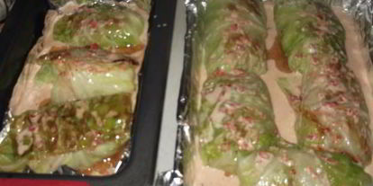 Шаг 4: голубцов с мясом, запеченные в духовке