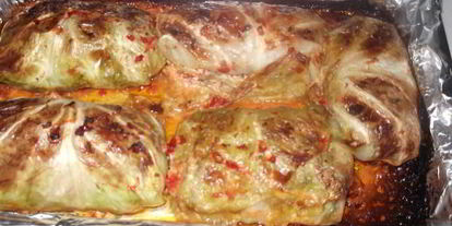 Шаг 5: голубцов с мясом, запеченные в духовке