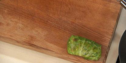 Шаг 3: голубцов с треской и красным рисом