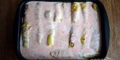 Шаг 8: голубцов в духовке со сметаной