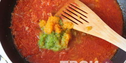 Шаг 5: голубцов в кастрюле