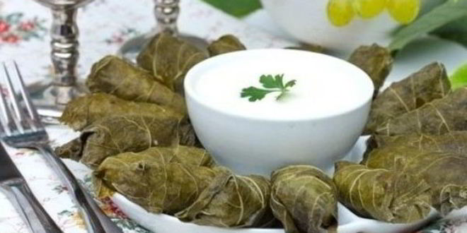 Рецепт голубцов в виноградных листьях