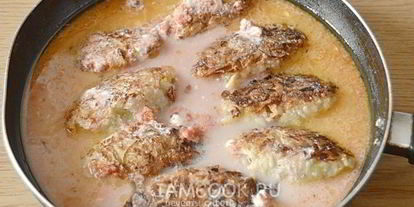 Шаг 12: ленивых голубцов на сковороде