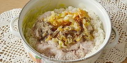 Шаг 7: ленивых голубцов на сковороде