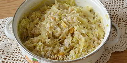 Шаг 8: ленивых голубцов на сковороде