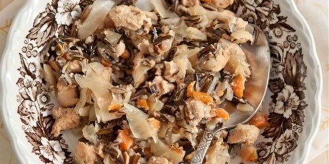 Рецепт ленивых голубцов с курицей, в духовке