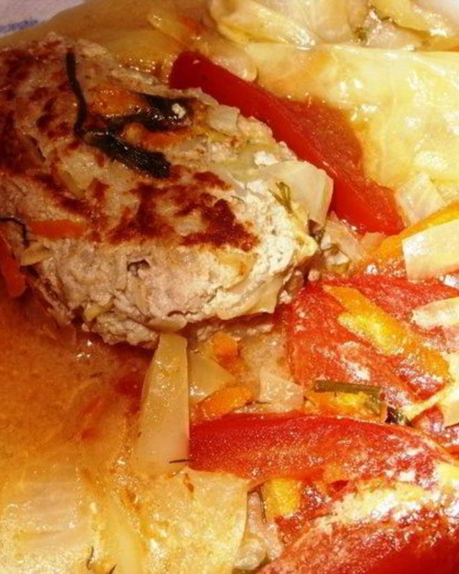 Рецепт ленивых голубцов