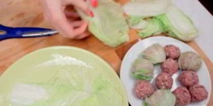 Шаг 2: мини-голубцов по-азиатски