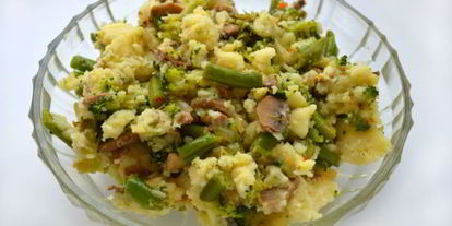 Шаг 4: постных голубцов из пекинской капусты