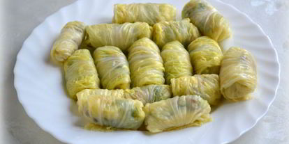 Шаг 5: постных голубцов из пекинской капусты