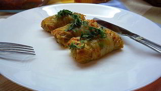 Рецепт Постных голубцов с пшеном и грибами