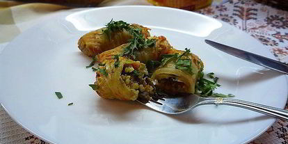 Шаг 9: постных голубцов с пшеном и грибами