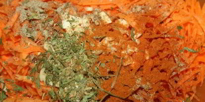 Шаг 2: постных закусочных голубцов с острой морковной начинкой