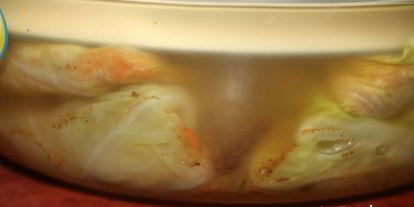 Шаг 5: постных закусочных голубцов с острой морковной начинкой