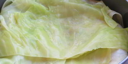 Шаг 4: запеченного ленивого голубца