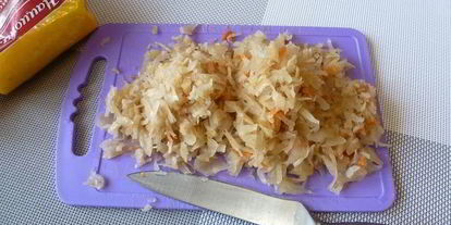 Шаг 1: запеченных ленивых голубцов с квашеной капустой