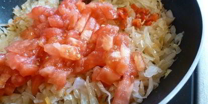 Шаг 2: запеченных ленивых голубцов с квашеной капустой