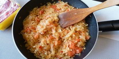 Шаг 3: запеченных ленивых голубцов с квашеной капустой