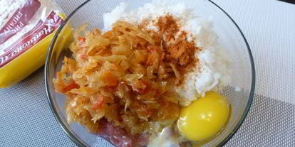 Шаг 4: запеченных ленивых голубцов с квашеной капустой