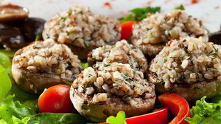 Рецепт Фаршированных шампиньонов Снимаю шляпу