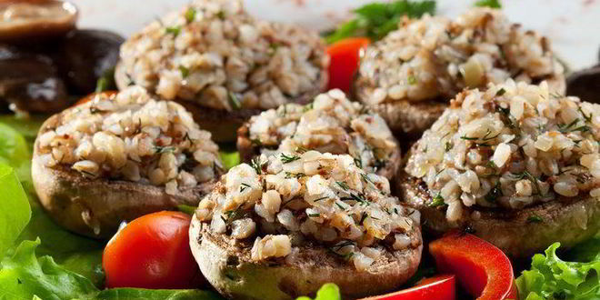 Рецепт фаршированных шампиньонов снимаю шляпу