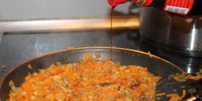 Шаг 3: грибов, фаршированных гречкой