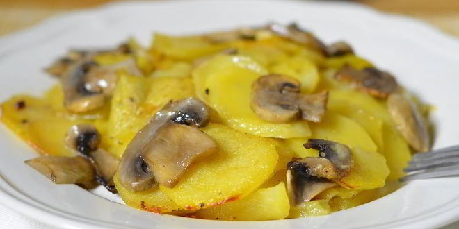 Рецепт грибов тушеных в сливках