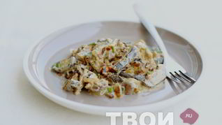 Рецепт Грибов в сметане