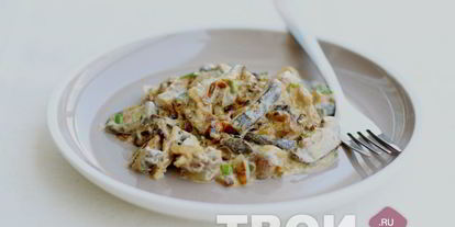 Шаг 7: грибов в сметане