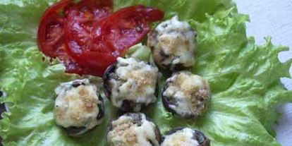 Шаг 22: грибов запеченных в духовке под сыром