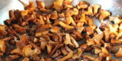 Шаг 1: консервированных жареных лисичек