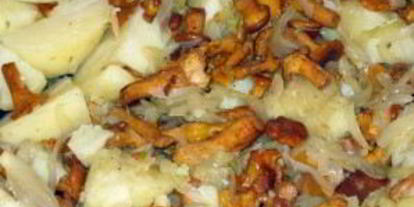 Шаг 1: лисичек с картошкой жареные