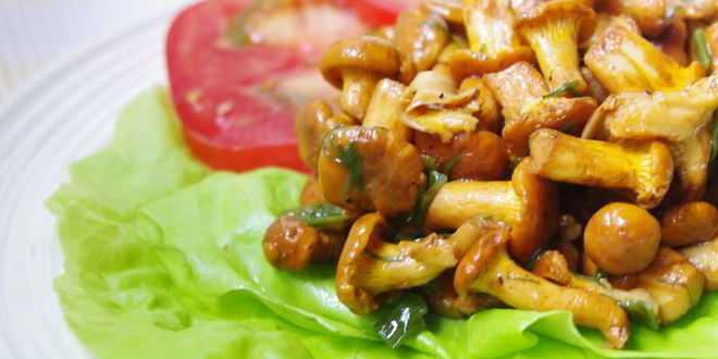 Рецепт лисичек, запеченных в фольге