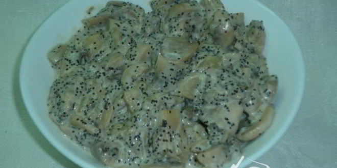 Рецепт маковых шампиньонов