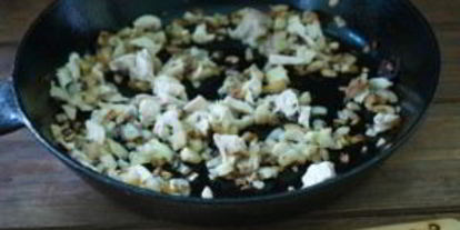 Шаг 3: начиненных грибов в духовке