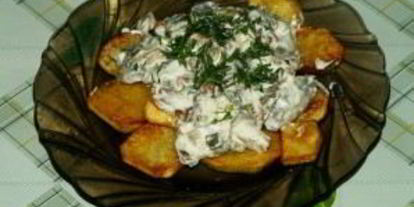 Шаг 5: подосиновиков, тушеных в сметане