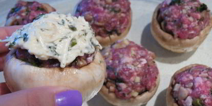 Шаг 5: шампиньонов фаршированных