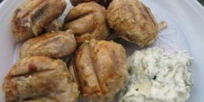 Шаг 3: шампиньонов на решетке на костре