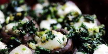 Шаг 3: шампиньонов на сковороде