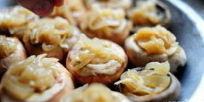 Шаг 5: шампиньонов под сыром в духовке