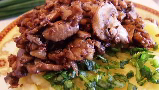 Рецепт Шампиньонов с грецкими орехами