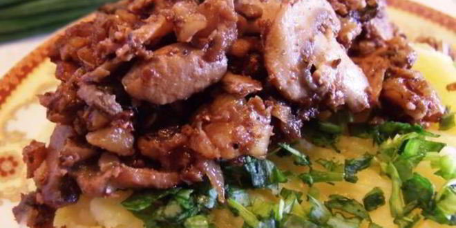 Рецепт шампиньонов с грецкими орехами