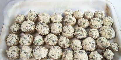 Шаг 6: шампиньонов с креветками