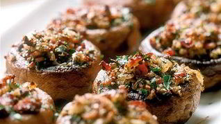 Рецепт Шампиньонов с начинкой