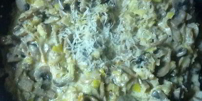 Шаг 13: шампиньонов в вине и сливках