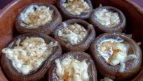 Рецепт Шампиньонов, запеченных с сыром в духовке