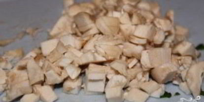 Шаг 8: шампиньонов, запеченных с сыром