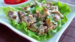 Рецепт Тушеных маслят